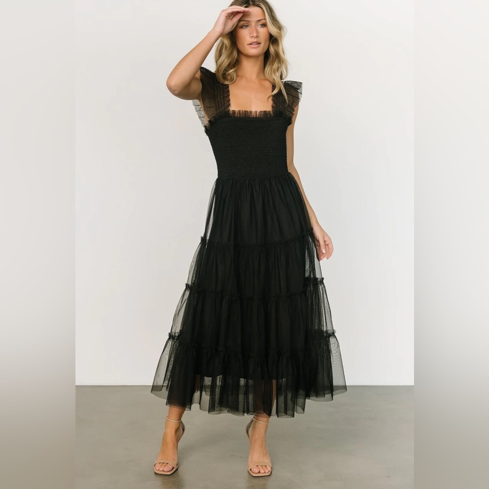 Emma Smocked Tulle Dress